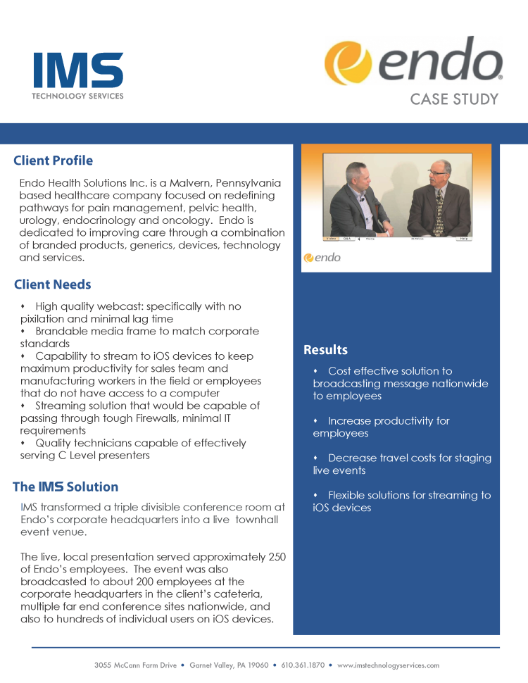 Endo Case Study